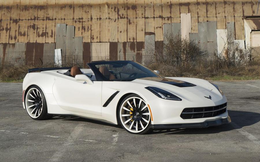 Chevrolet Corvette Convertible on Forgiato Wheels (Lavorato-ECL) '2018